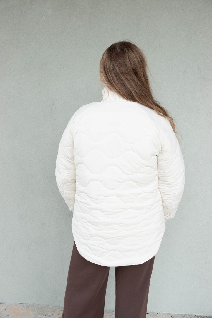 Roam Reversible Jacket - Bone/Riverbed