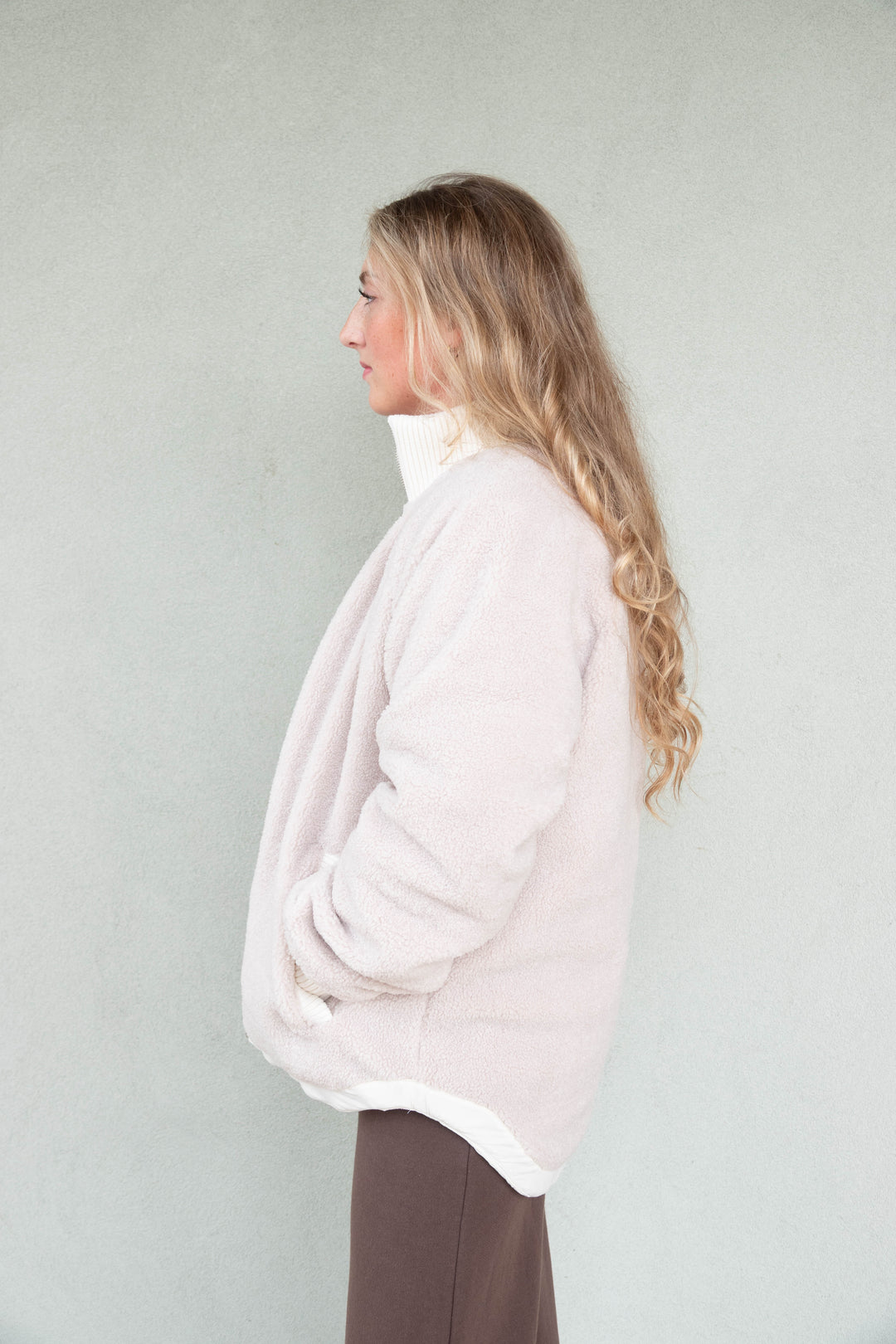 Roam Reversible Jacket - Bone/Riverbed