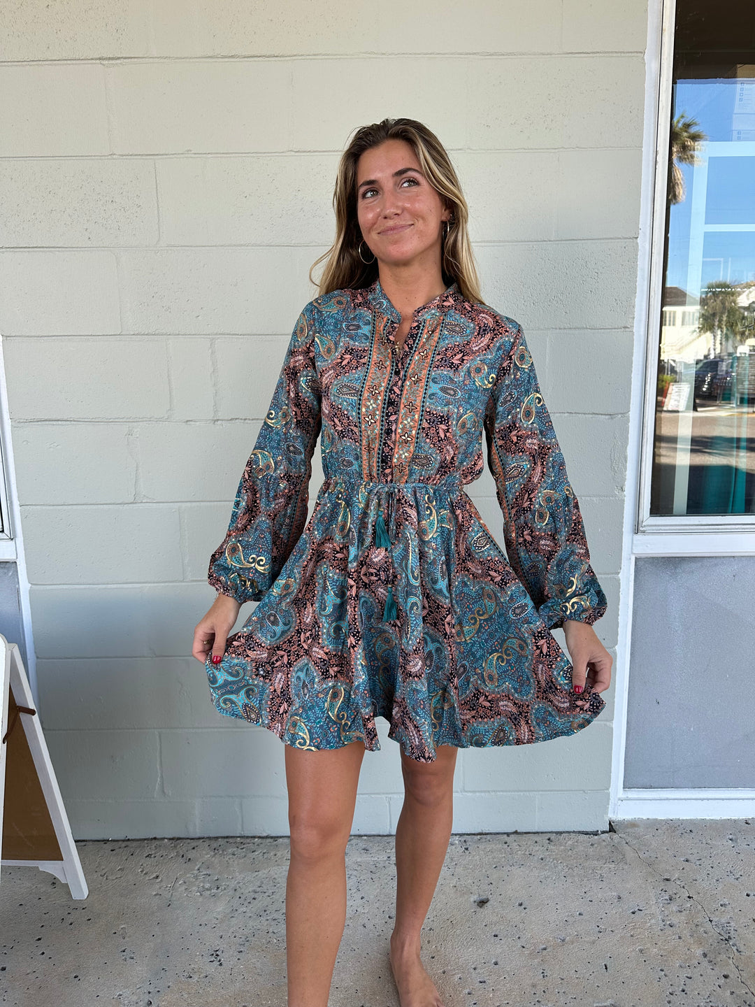 Long Sleeve Mini Dress