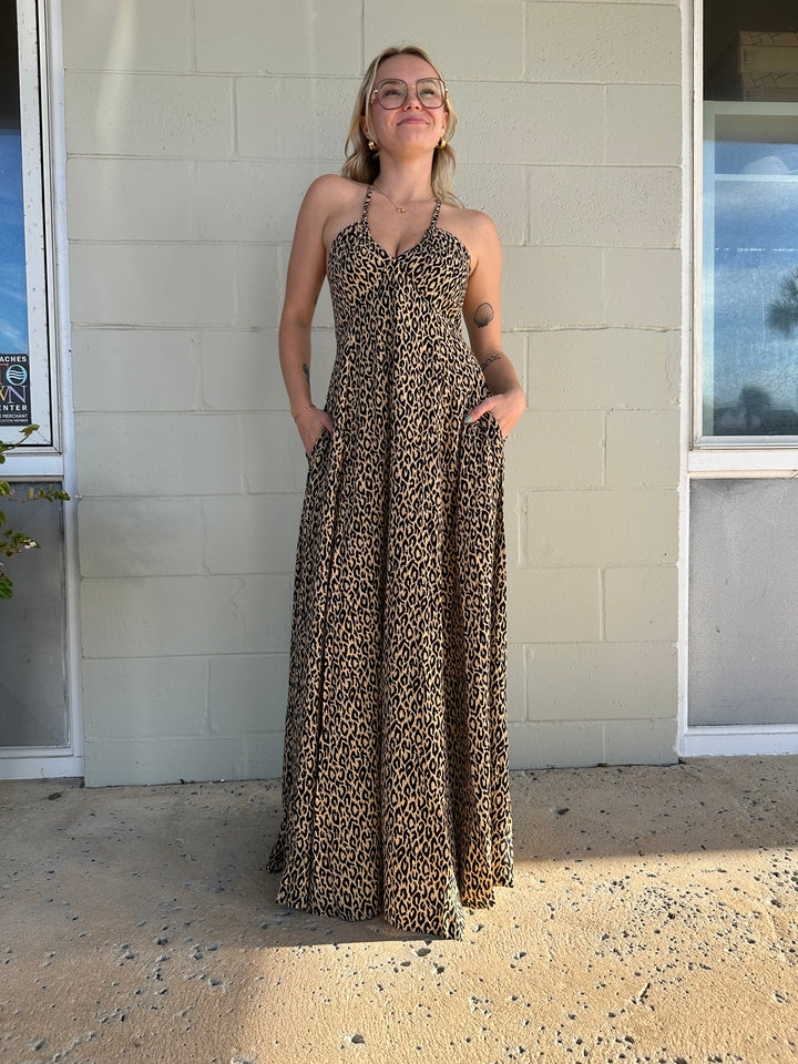 Lilia Maxi Dress - Fierce Camel