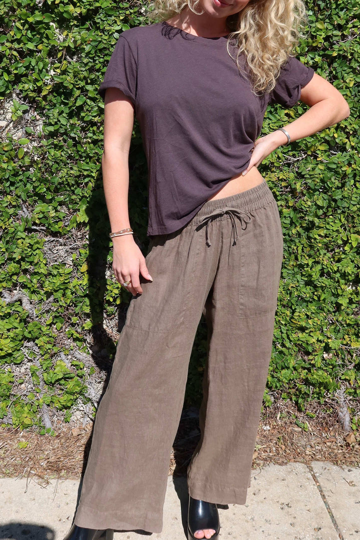 Linen Crop Pant