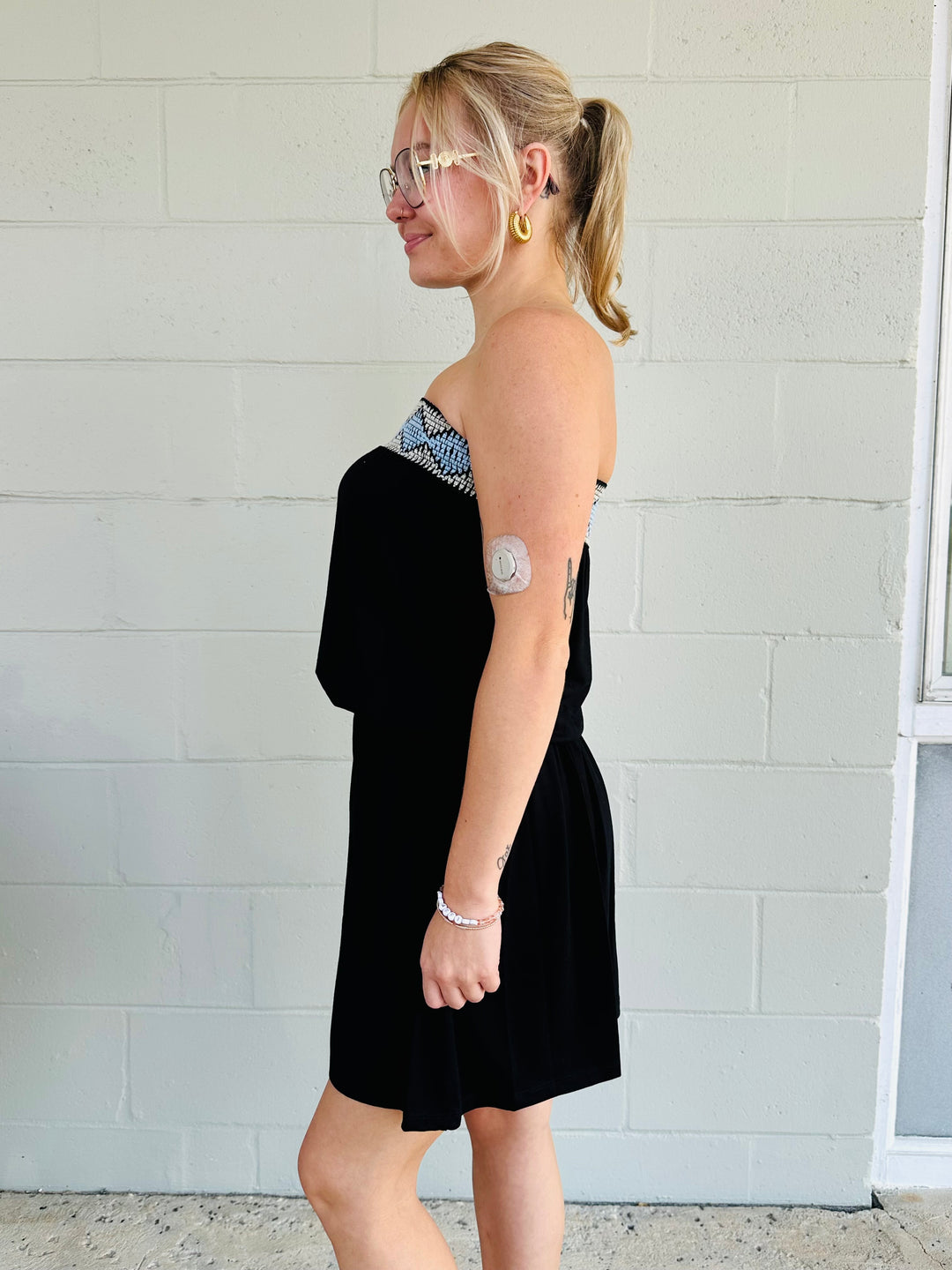 Tube Mini Dress - Black