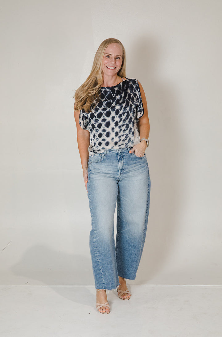 Rumi Top - Midnight Links Wash
