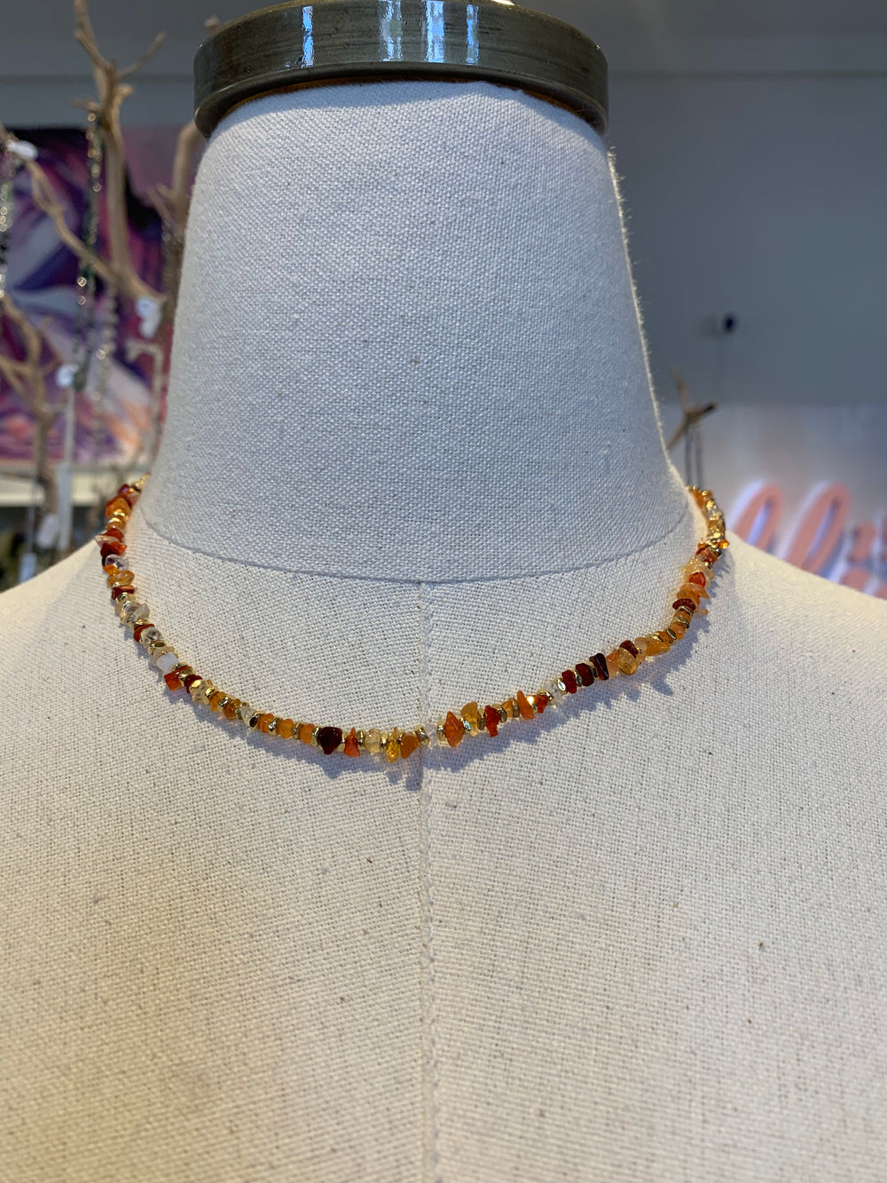 Pacific Fire Opal Necklace