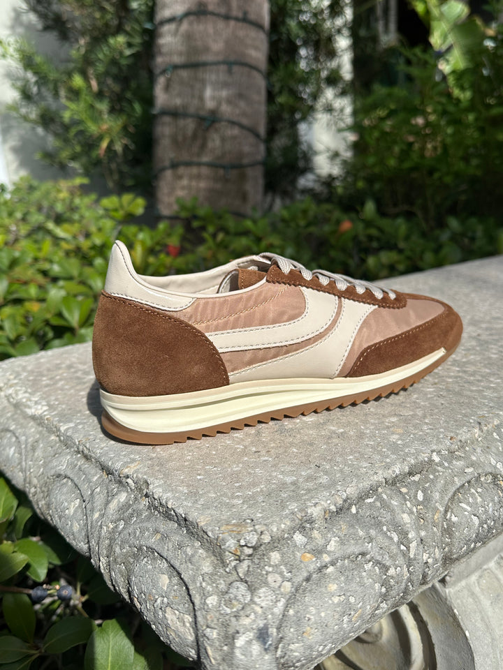 Track-Star Sneaker - Beige Tan Combo