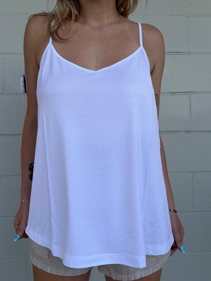 White Modal Cami