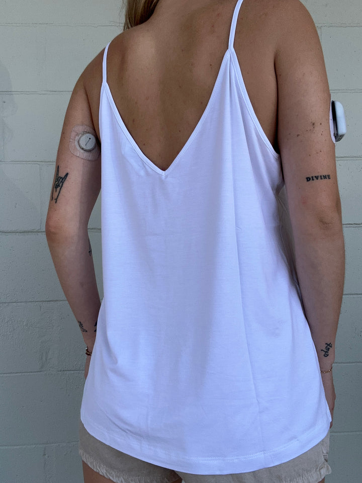 White Modal Cami