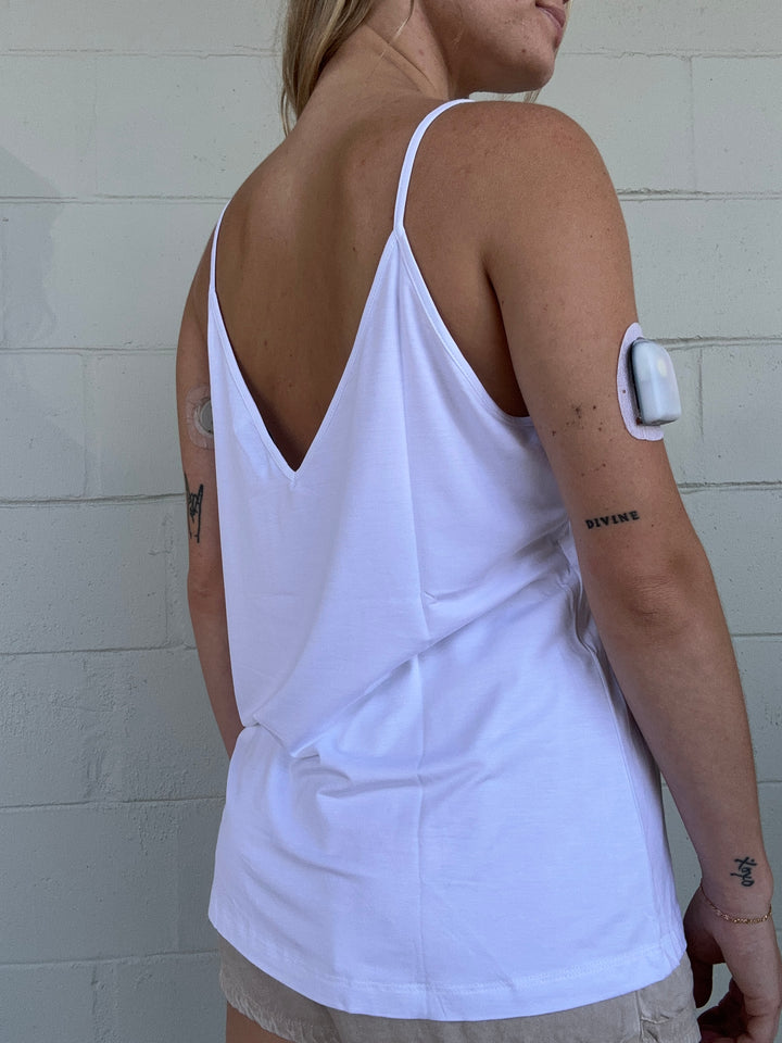 White Modal Cami