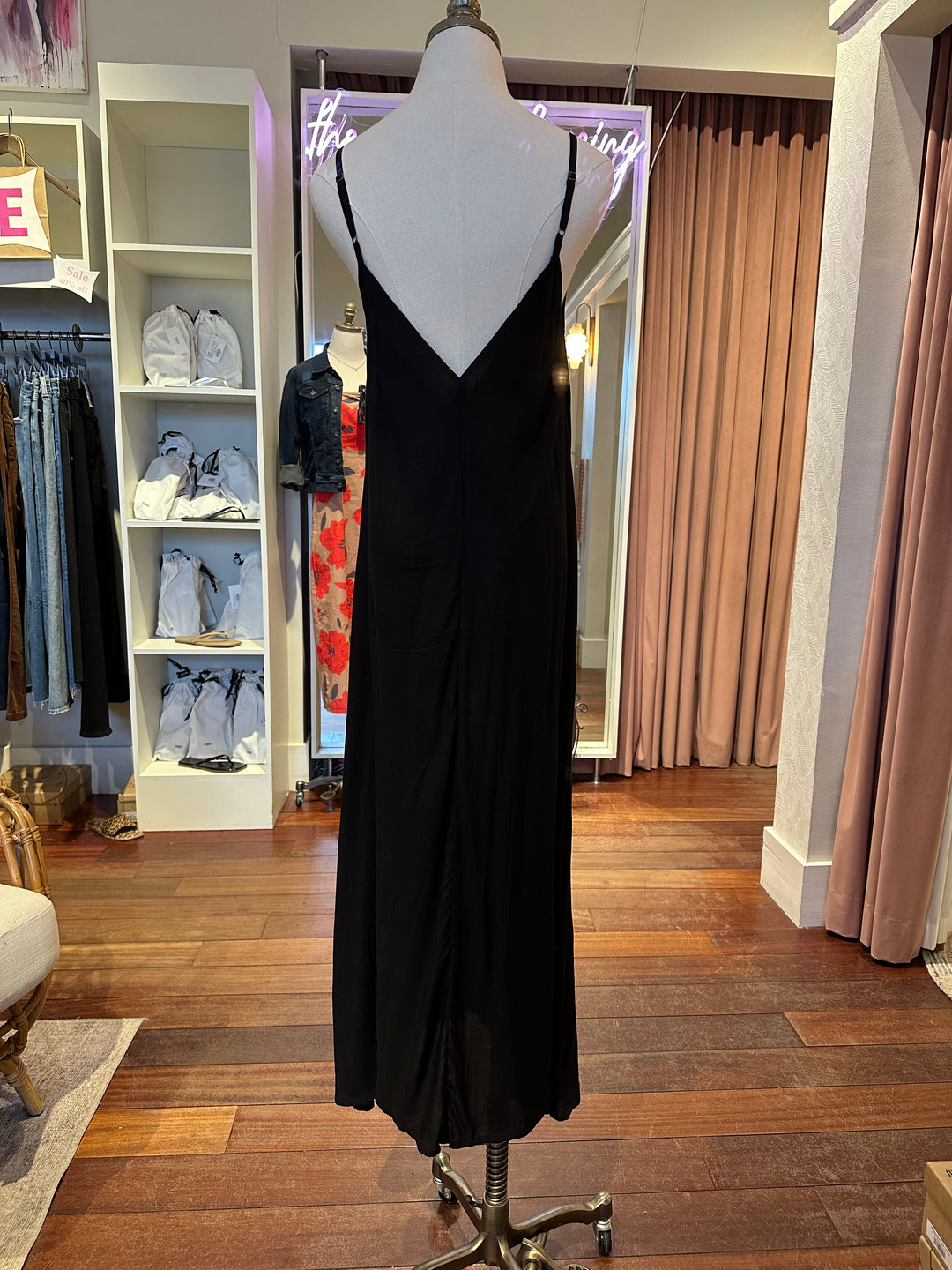 Eluna Maxi Dress - Black