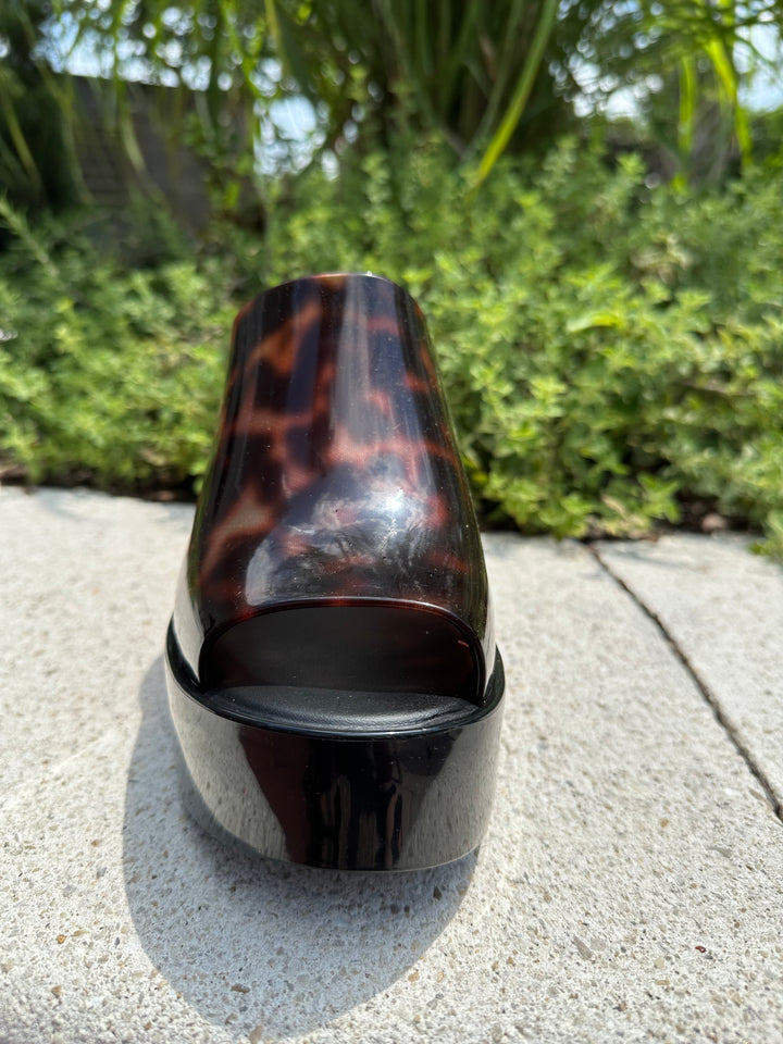Melissa Mule Hype II - Black/Tortoise