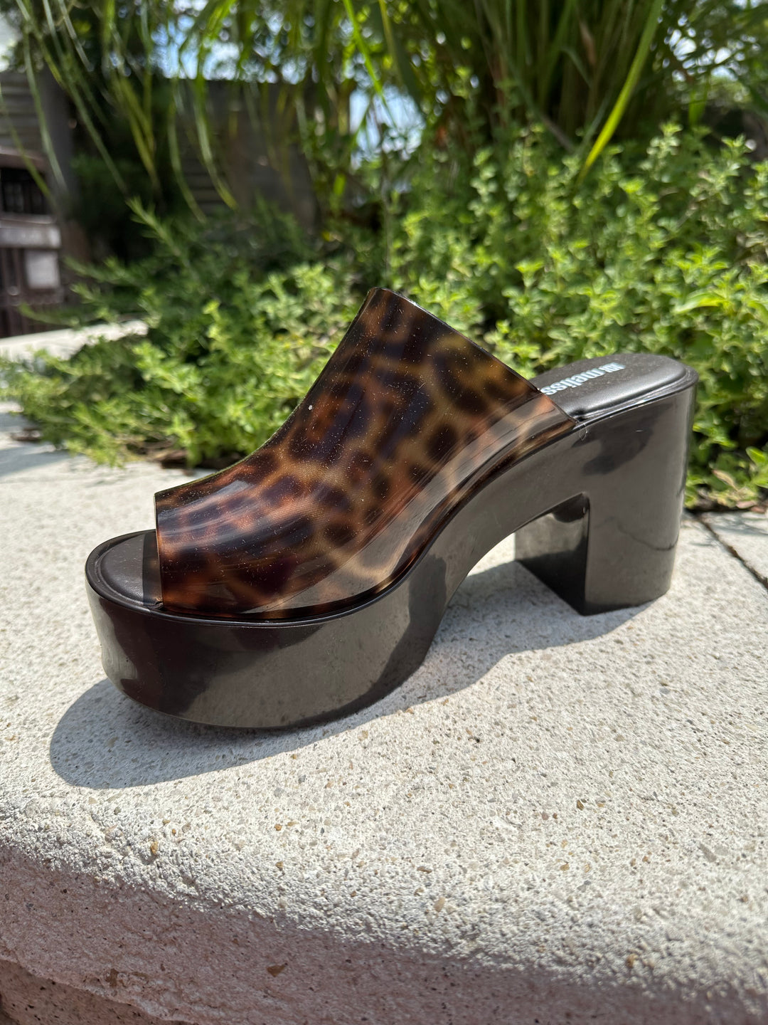 Melissa Mule Hype II - Black/Beige