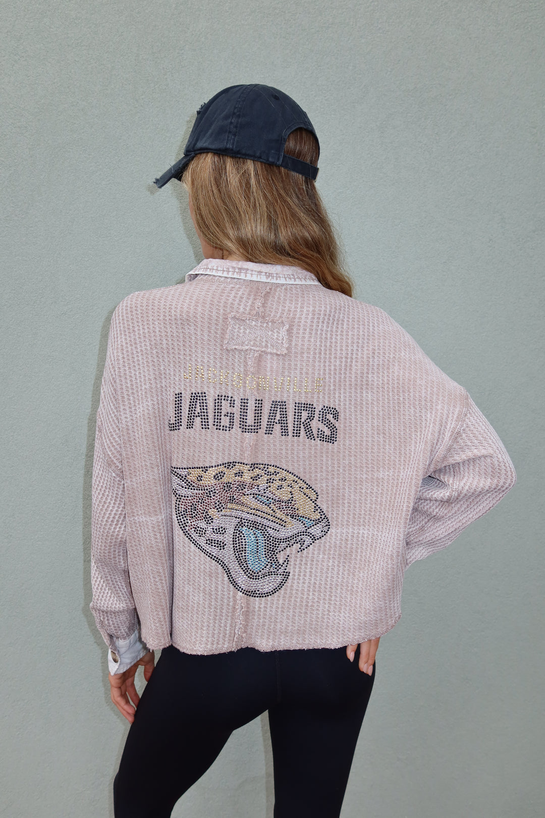 Jags Logo Thermal Crop Shacket