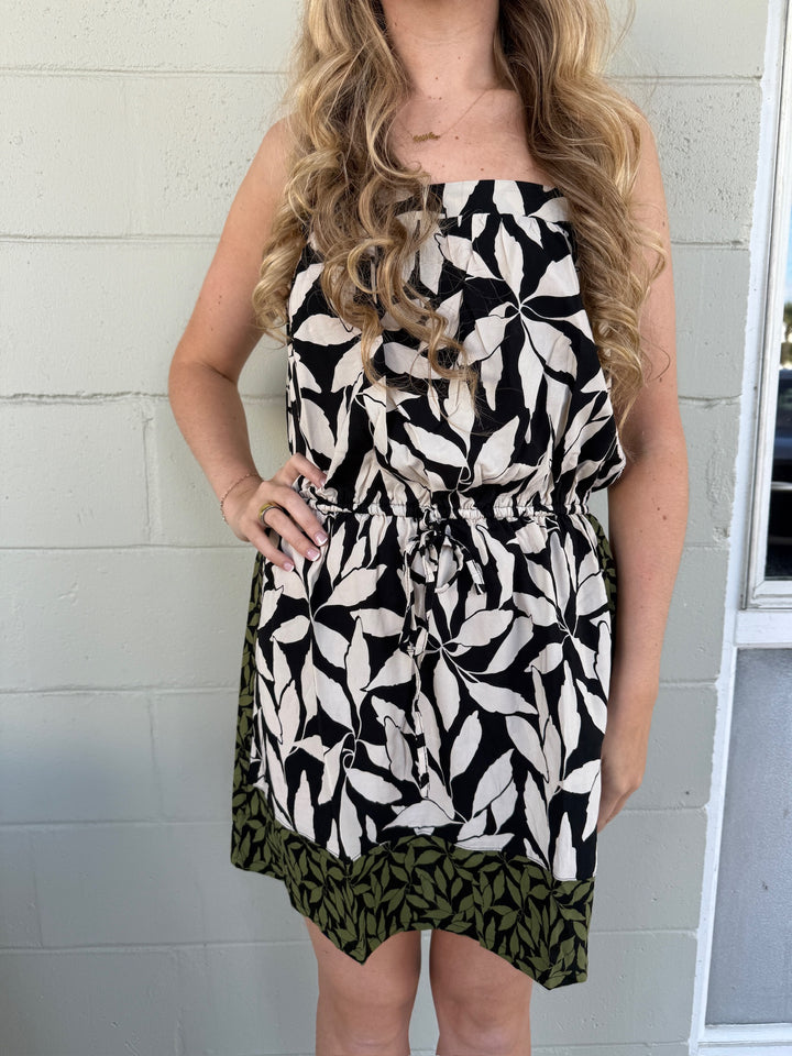 Orlina Tank Dress - Laleen/Petaline Black