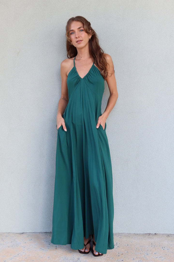 Lilia Maxi Dress - Green