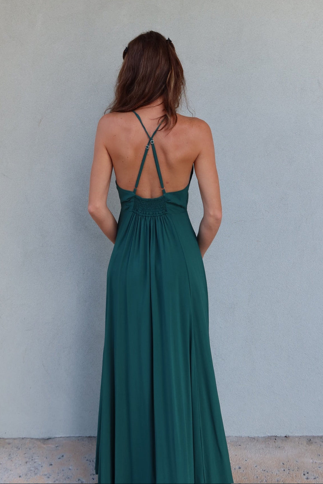 Lilia Maxi Dress - Green