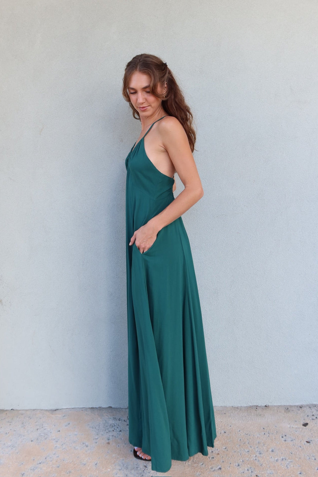 Lilia Maxi Dress - Green