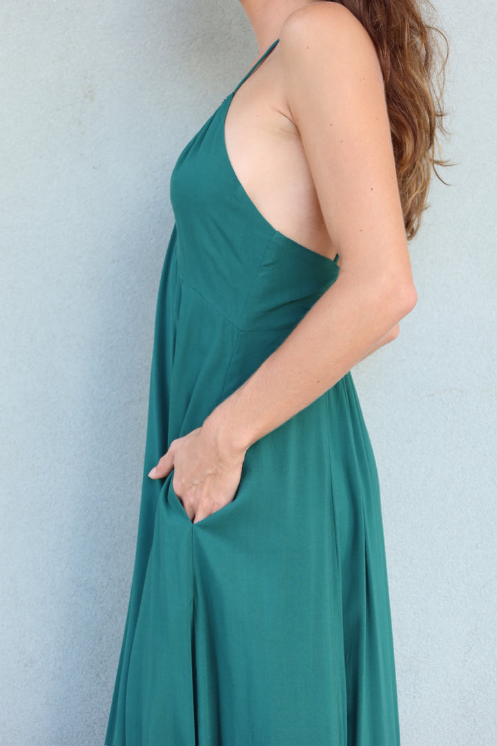 Lilia Maxi Dress - Green