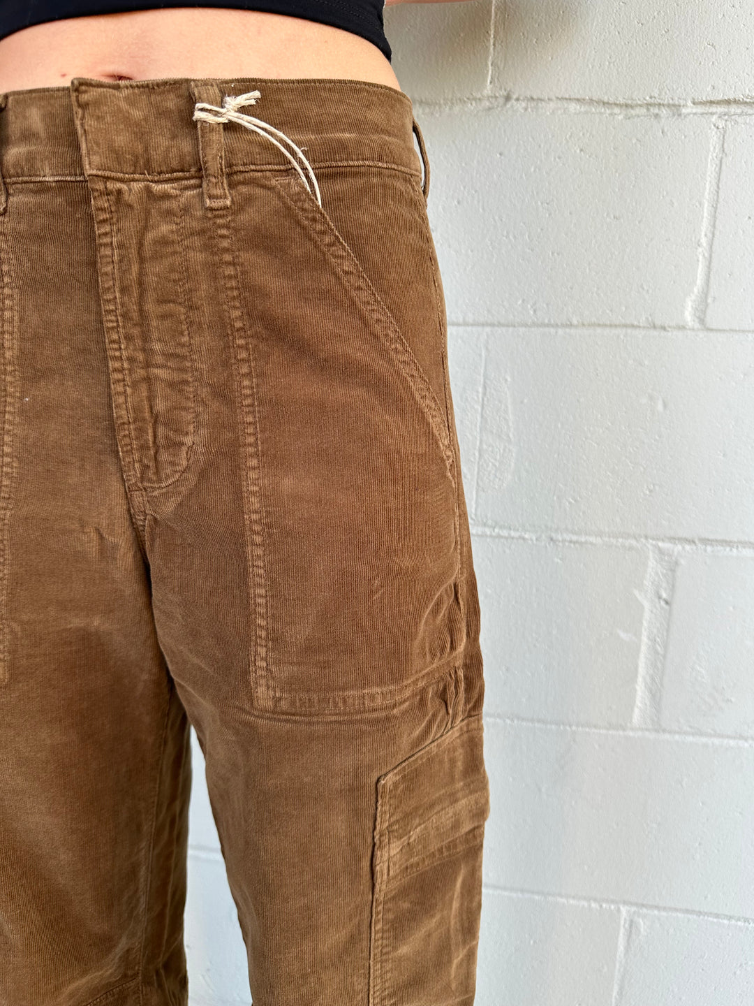 Corduroy Lyra Wide Leg Crop - Costes