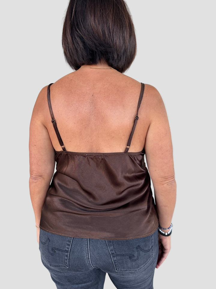 Cecilia You Back Satin Tank