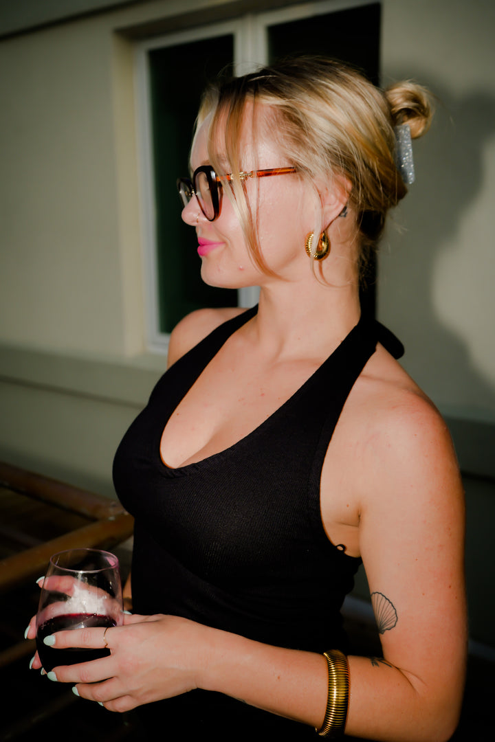 Black Ava Mini Dress