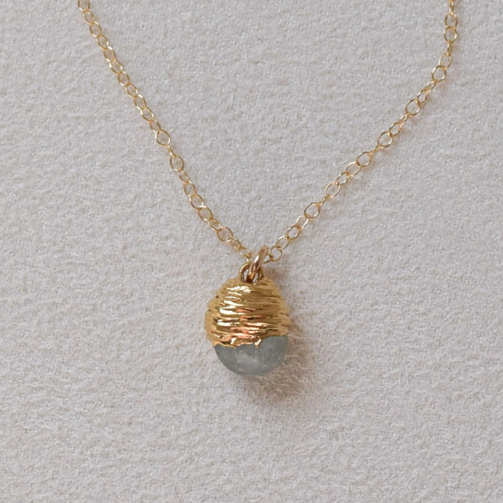 Spun Gold Necklace - 16"