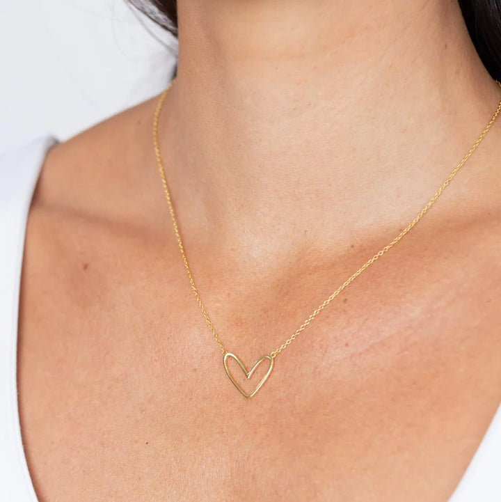 Abigail Open Heart Necklace