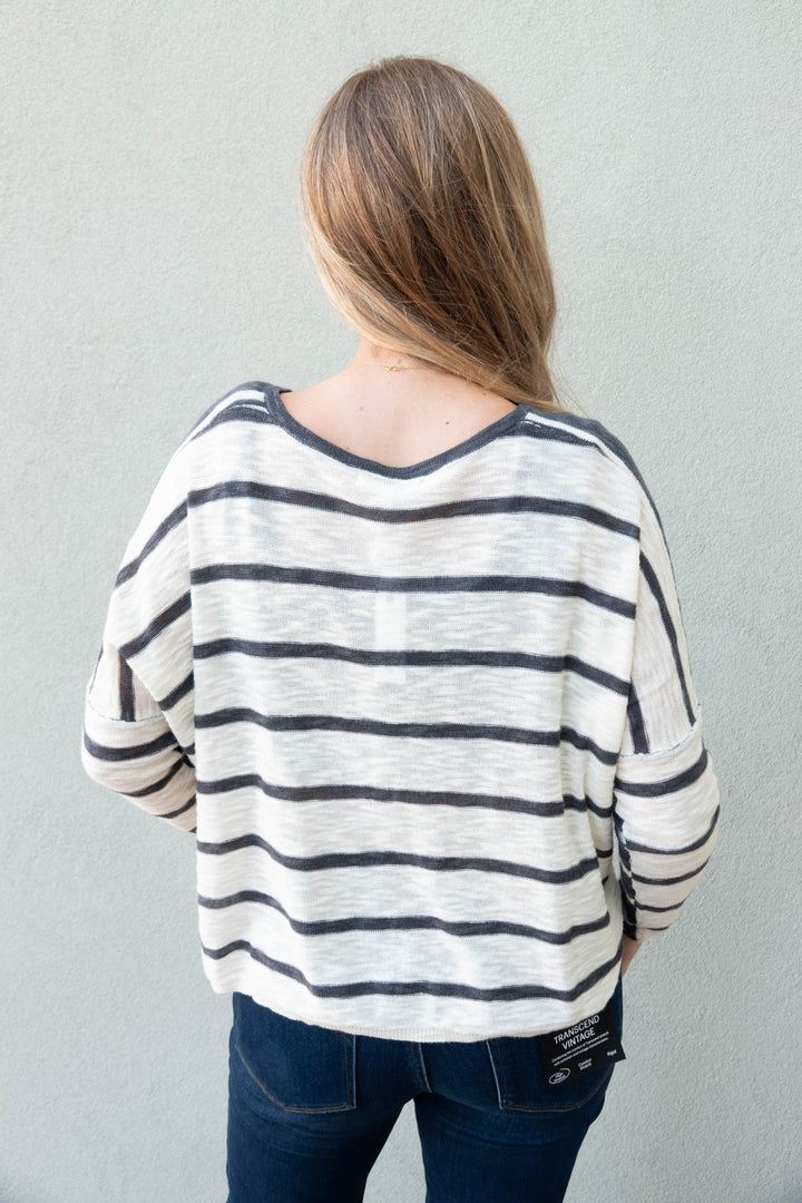 Aboat Time Knit Top - Steel - Jaffi&
