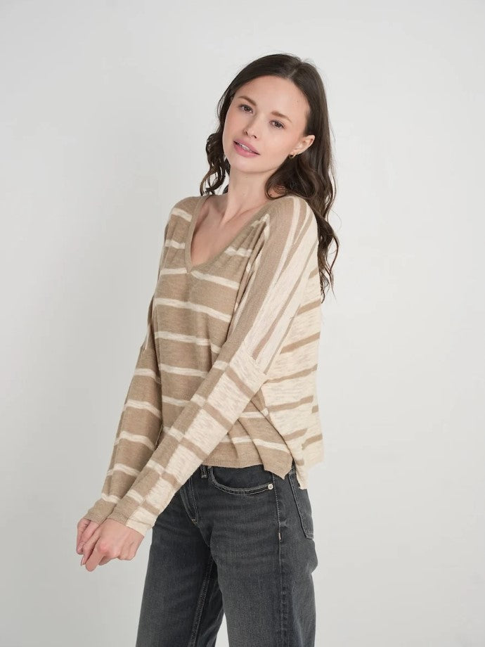 Aboat Time Knit Top - Eggshell