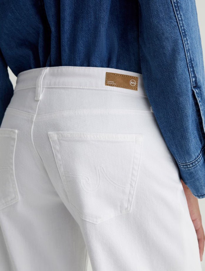 Adria Low Rise Wide Leg - Gallery White - Jaffi's