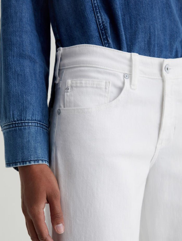 Adria Low Rise Wide Leg - Gallery White - Jaffi's