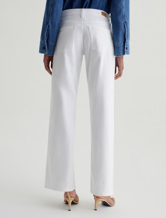 Adria Low Rise Wide Leg - Gallery White - Jaffi's