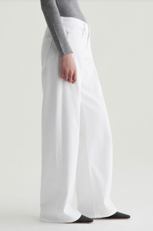 Adria Low Rise Wide Leg - Gallery White