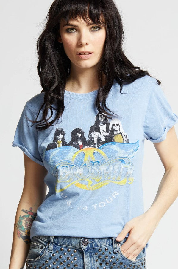 Aerosmith US '74 Burn Out Tee