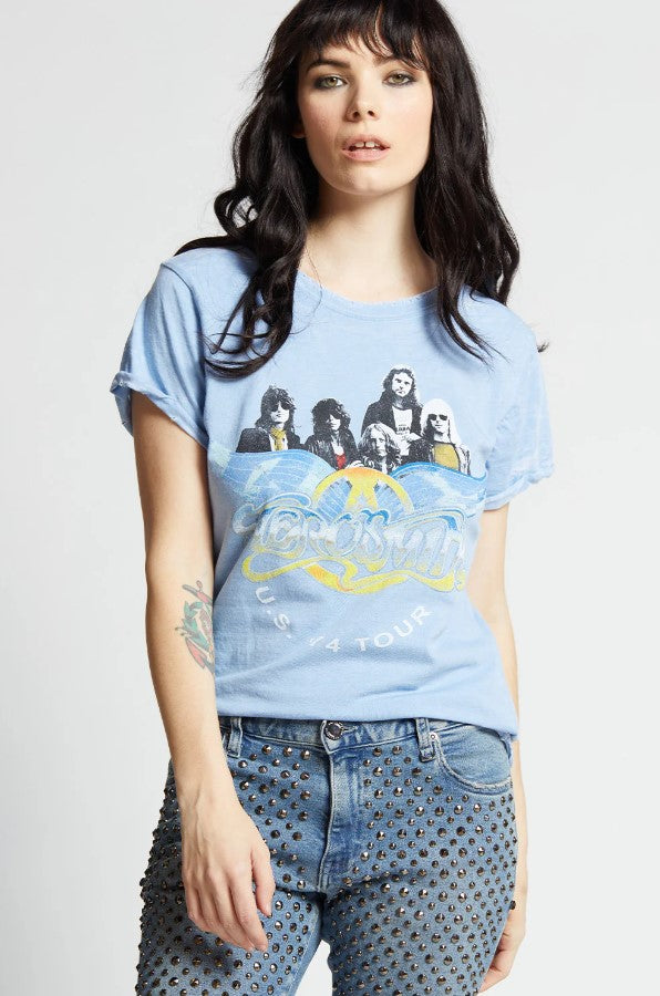 Aerosmith US '74 Burn Out Tee