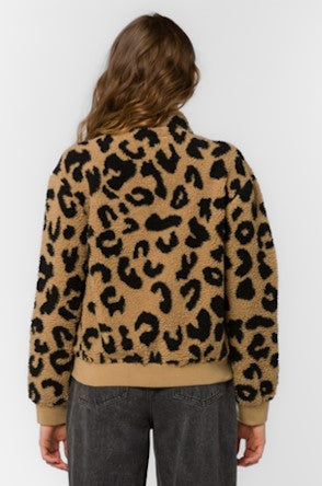 Cheetah Fuzz Aggie Jacket
