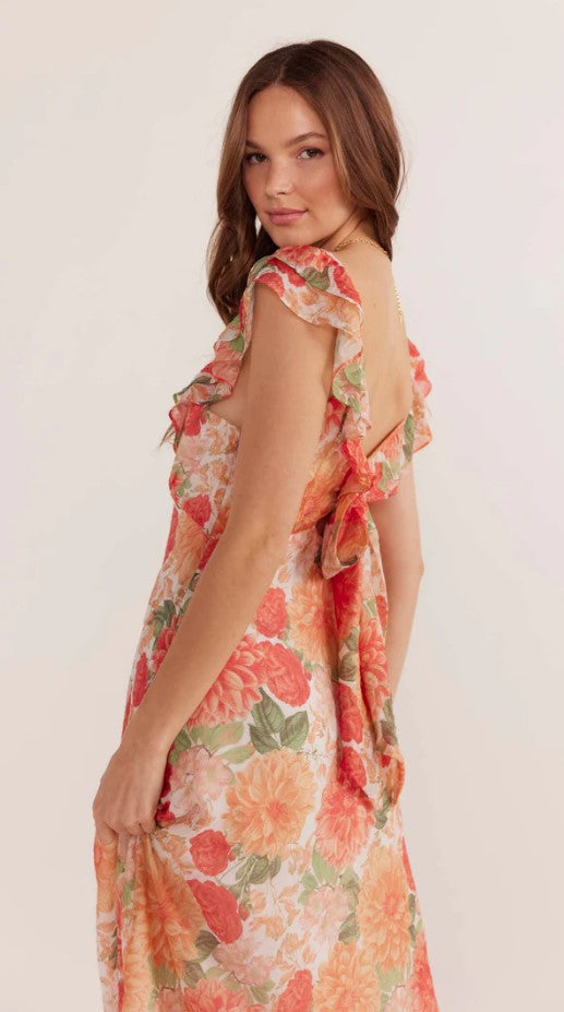 Aida Frill Maxi Dress