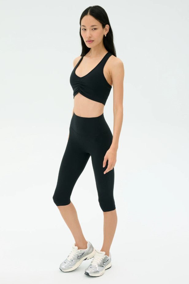 Airweight Bra with Ruching - Black - Jaffi's