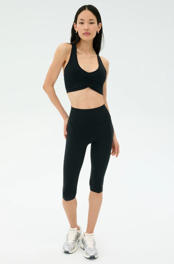 Airweight Bra with Ruching - Black - Jaffi's
