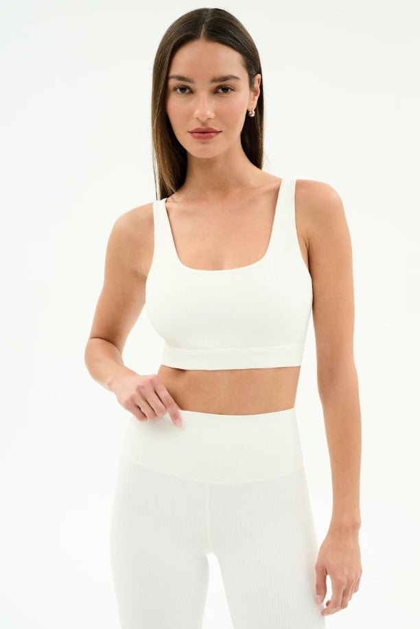 Airweight Rib Bra - White - Jaffi's