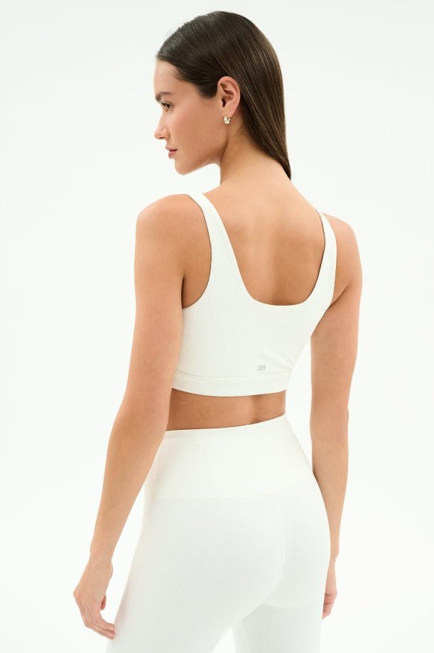 Airweight Rib Bra - White - Jaffi's