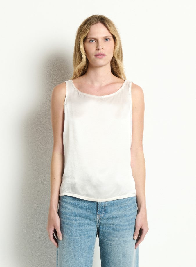 Alara Shell Tank - Coconut Milk