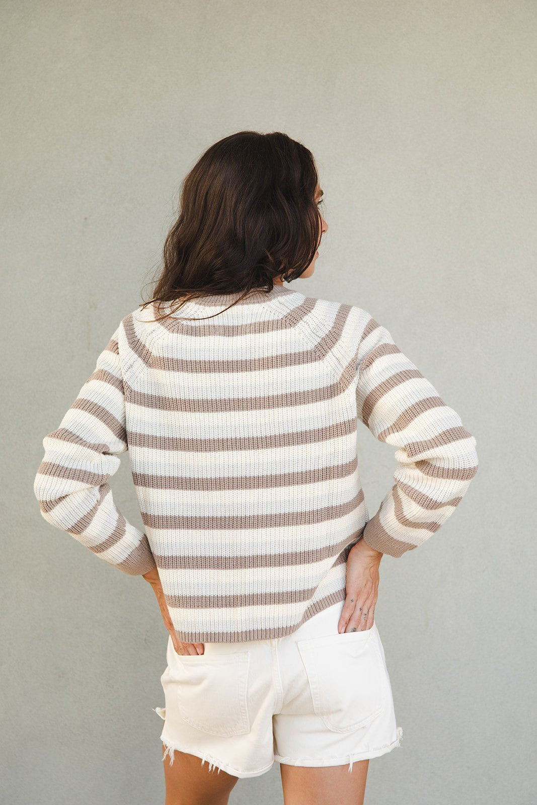 Alexa Stripe Pullover - Seed Combo - Jaffi's