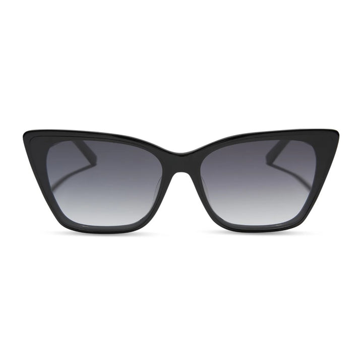 Alina Sunglasses - Black + Grey Gradient