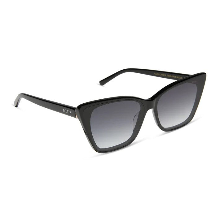 Alina Sunglasses - Black + Grey Gradient