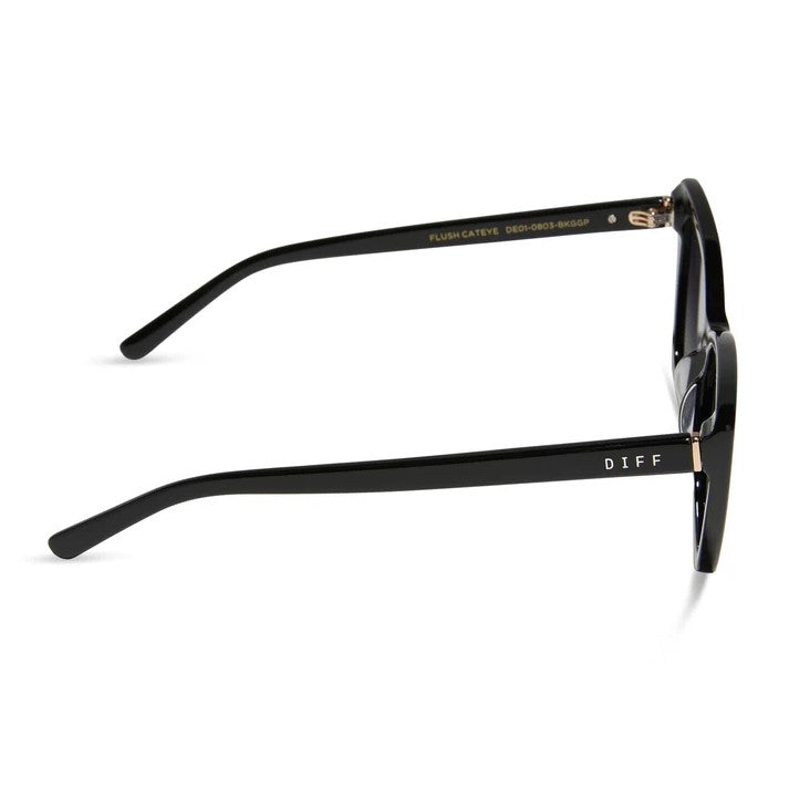 Alina Sunglasses - Black + Grey Gradient