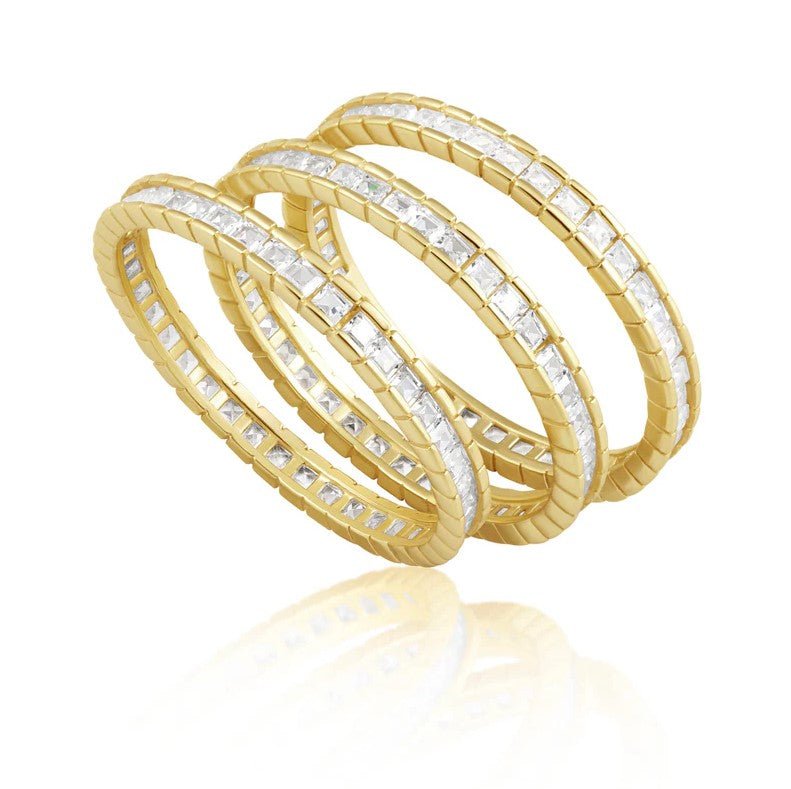 Allegra Gold Ring Set - Jaffi's