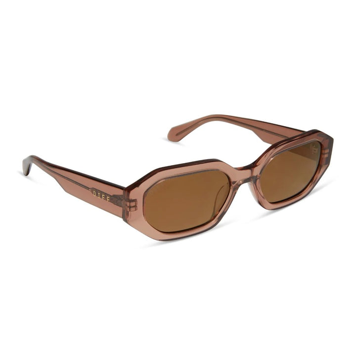 Allegra Sunglasses - Cafe Ole + Brown Flash Polarized