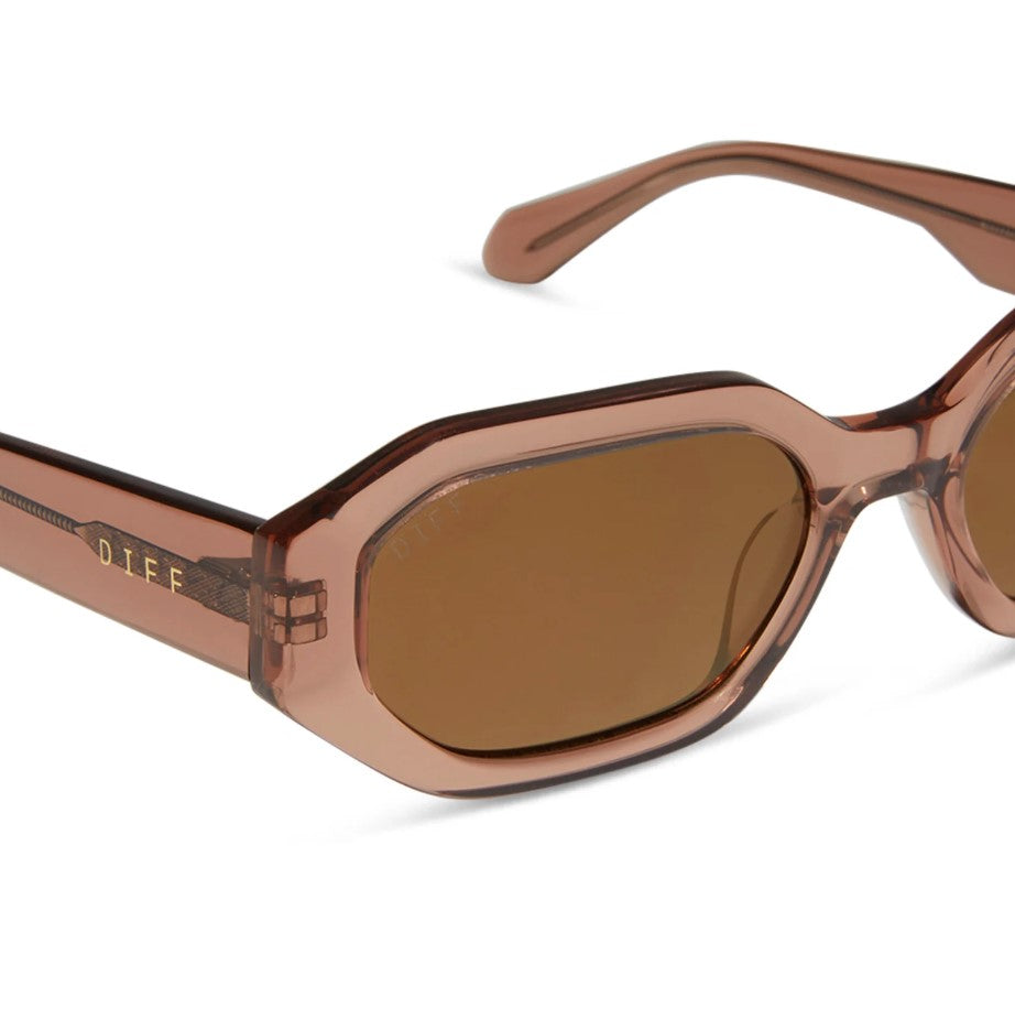 Allegra Sunglasses - Cafe Ole + Brown Flash Polarized