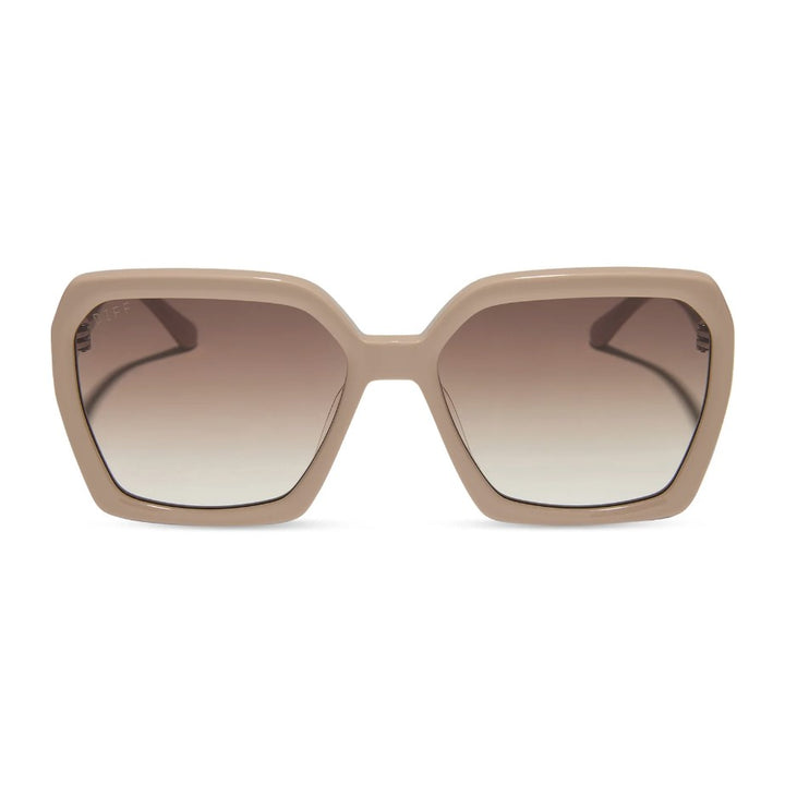 Sloane Sunglasses - Almond + Brown Gradient