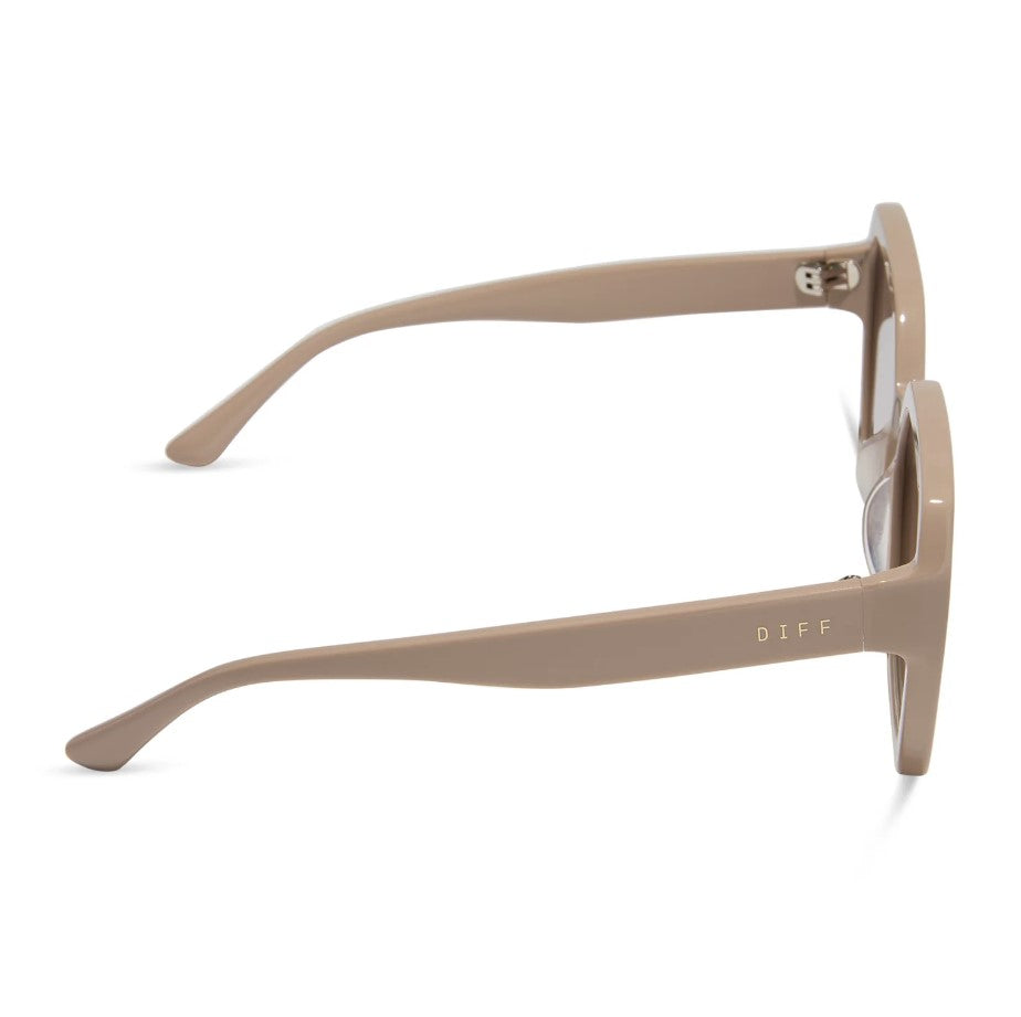 Sloane Sunglasses - Almond + Brown Gradient